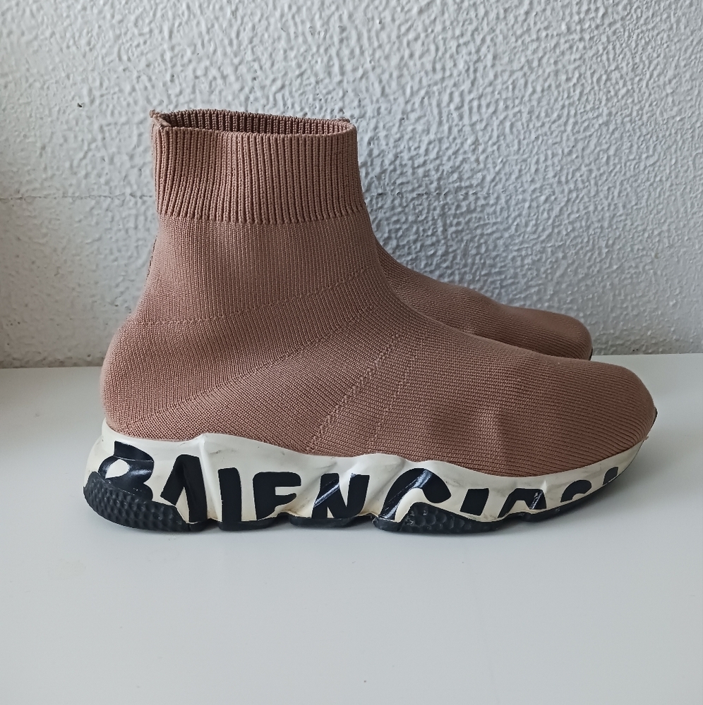 Balenciaga Speed LT graffiti sneakers size 9 or 9.5